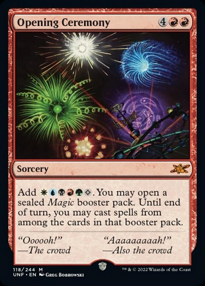 Opening Ceremony [Unfinity] Foil