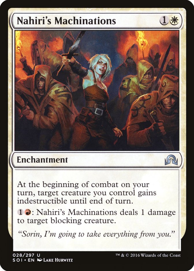 Nahiri's Machinations [Shadows over Innistrad] Foil