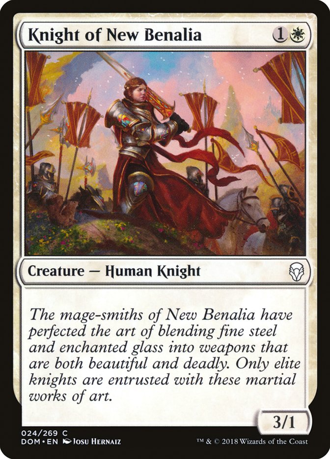 Knight of New Benalia [Dominaria] Foil