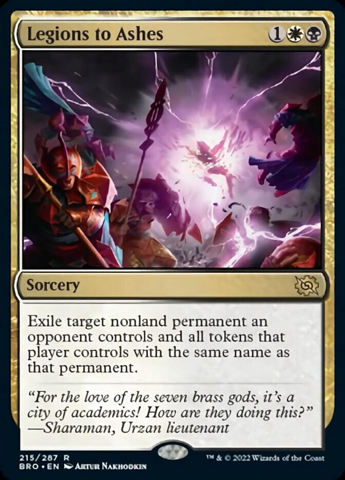 Legions to Ashes [The Brothers' War] Foil