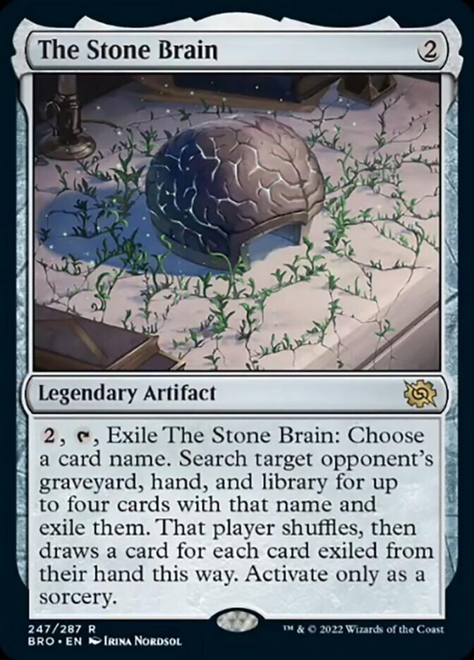 The Stone Brain [The Brothers' War] Foil