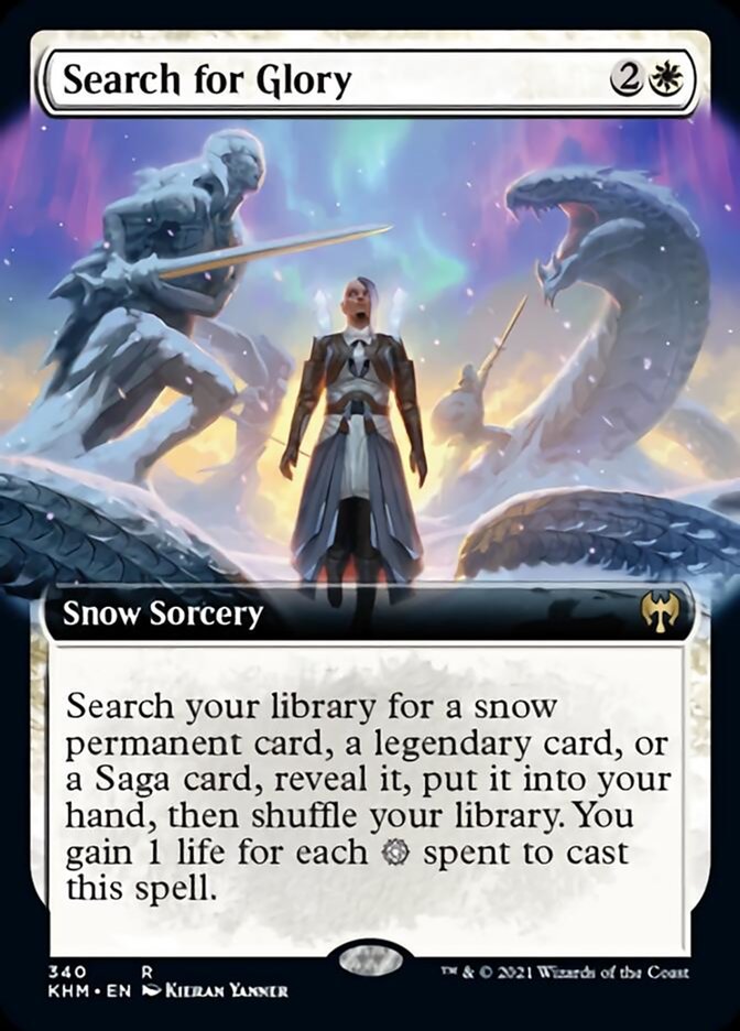 Search for Glory (Extended Art) [Kaldheim] Foil