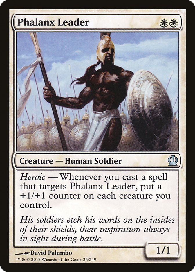 Phalanx Leader [Theros] Foil