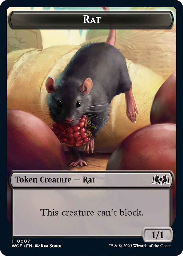 Rat  [Wilds of Eldraine Tokens] Foil