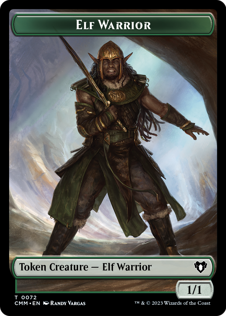 Elf Warrior  [Commander Masters Tokens]