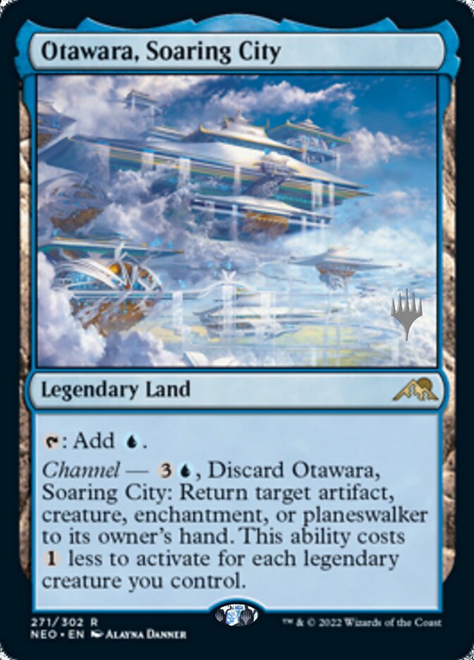 Otawara, Soaring City (Promo Pack) [Kamigawa: Neon Dynasty Promos] Foil