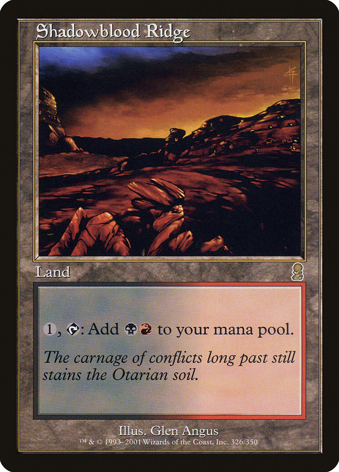 Shadowblood Ridge [Odyssey] Foil