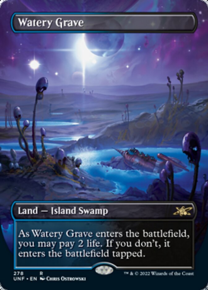 Watery Grave (Borderless) [Unfinity] Foil