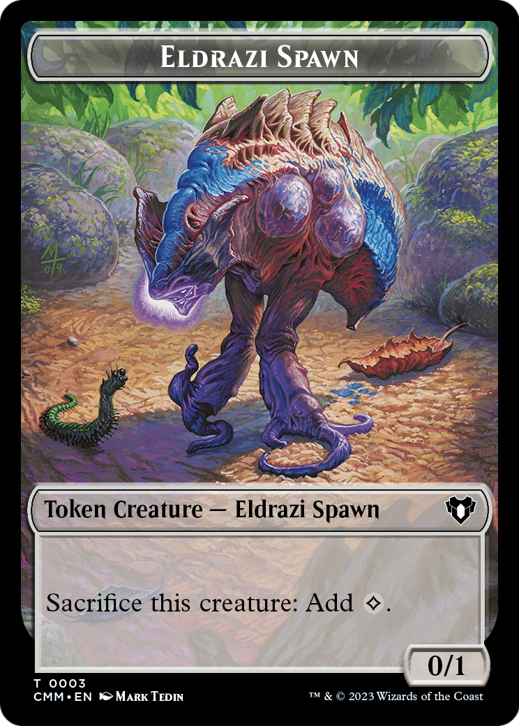 Eldrazi Spawn  [Commander Masters Tokens] Foil
