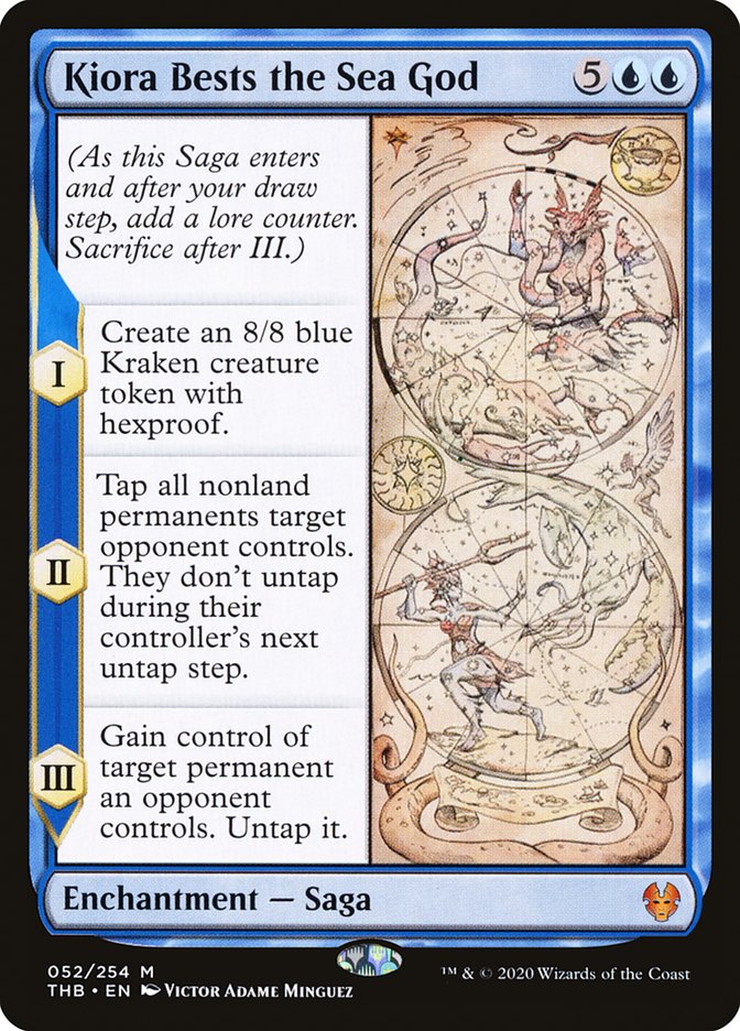 Kiora Bests the Sea God [Theros Beyond Death] Foil