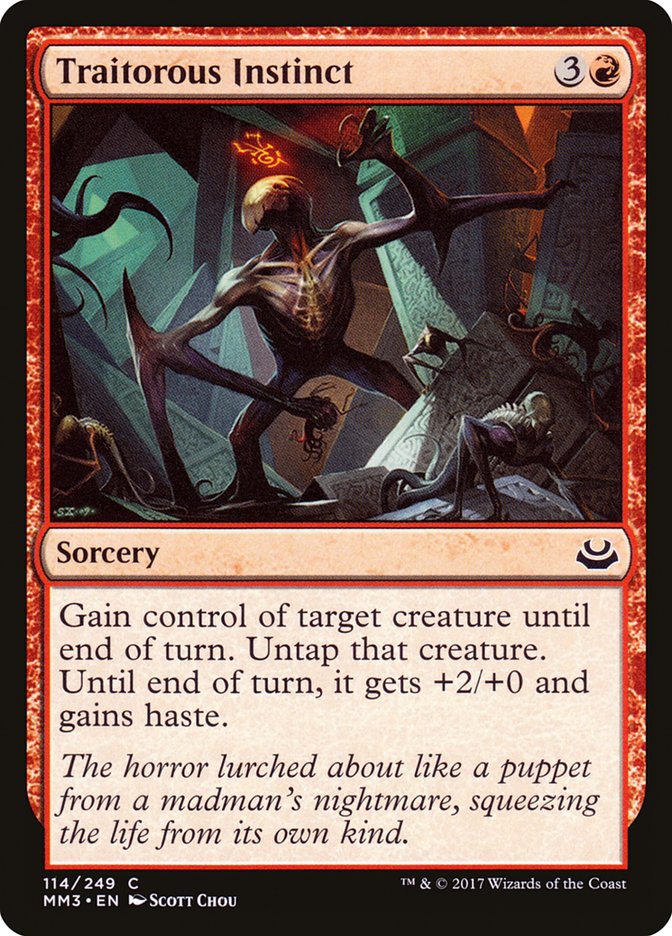 Traitorous Instinct [Modern Masters 2017] Foil