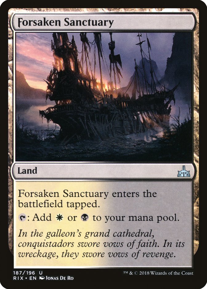 Forsaken Sanctuary [Rivals of Ixalan] Foil