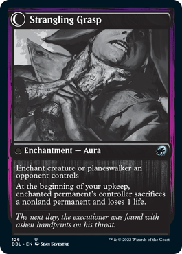 Vengeful Strangler // Strangling Grasp [Innistrad: Double Feature] Foil