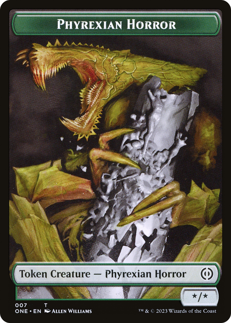 Phyrexian Horror  [Phyrexia: All Will Be One Tokens]