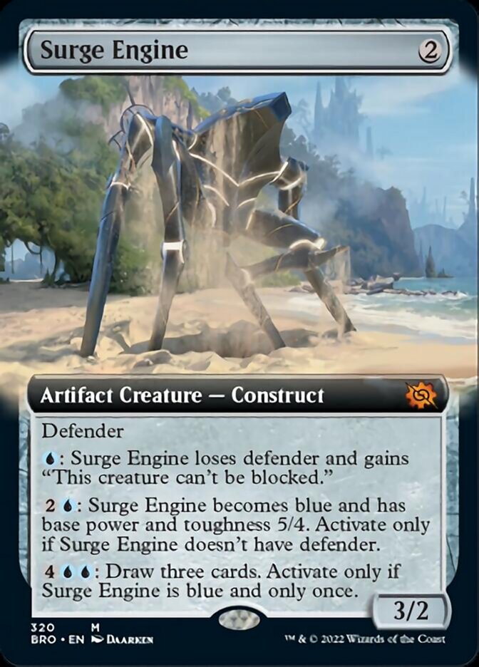 Surge Engine (Extended Art) [The Brothers' War] Foil