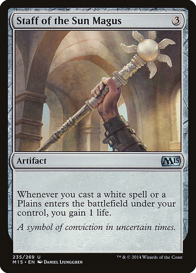 Staff of the Sun Magus [Magic 2015] Foil
