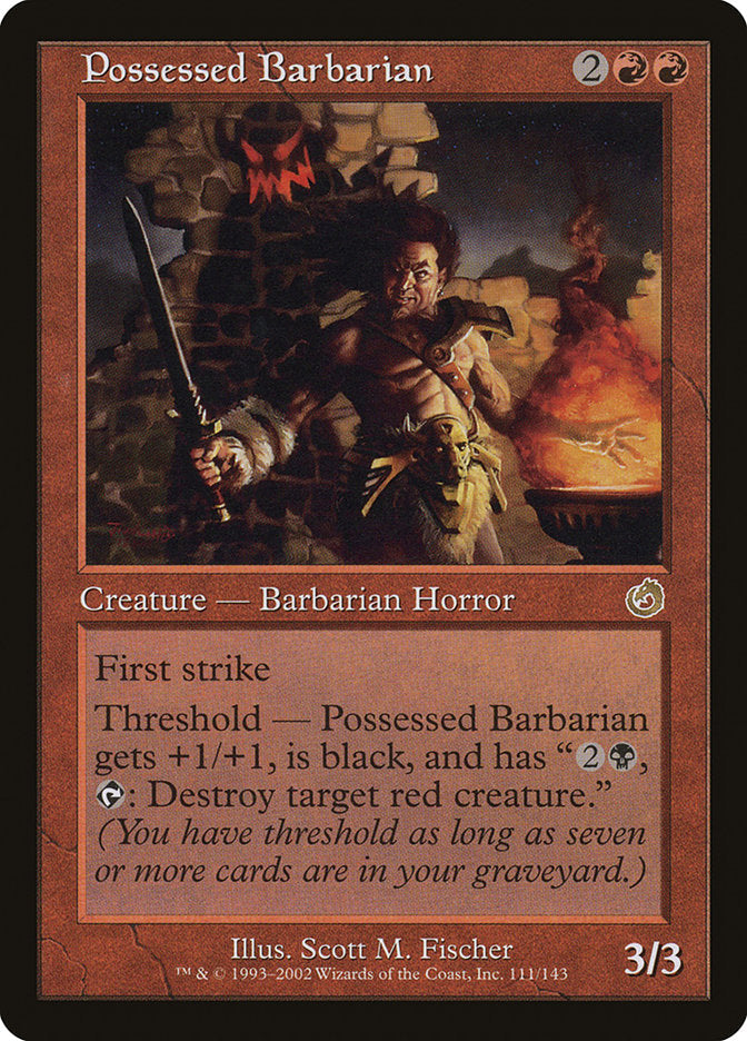 Possessed Barbarian [Torment] Foil