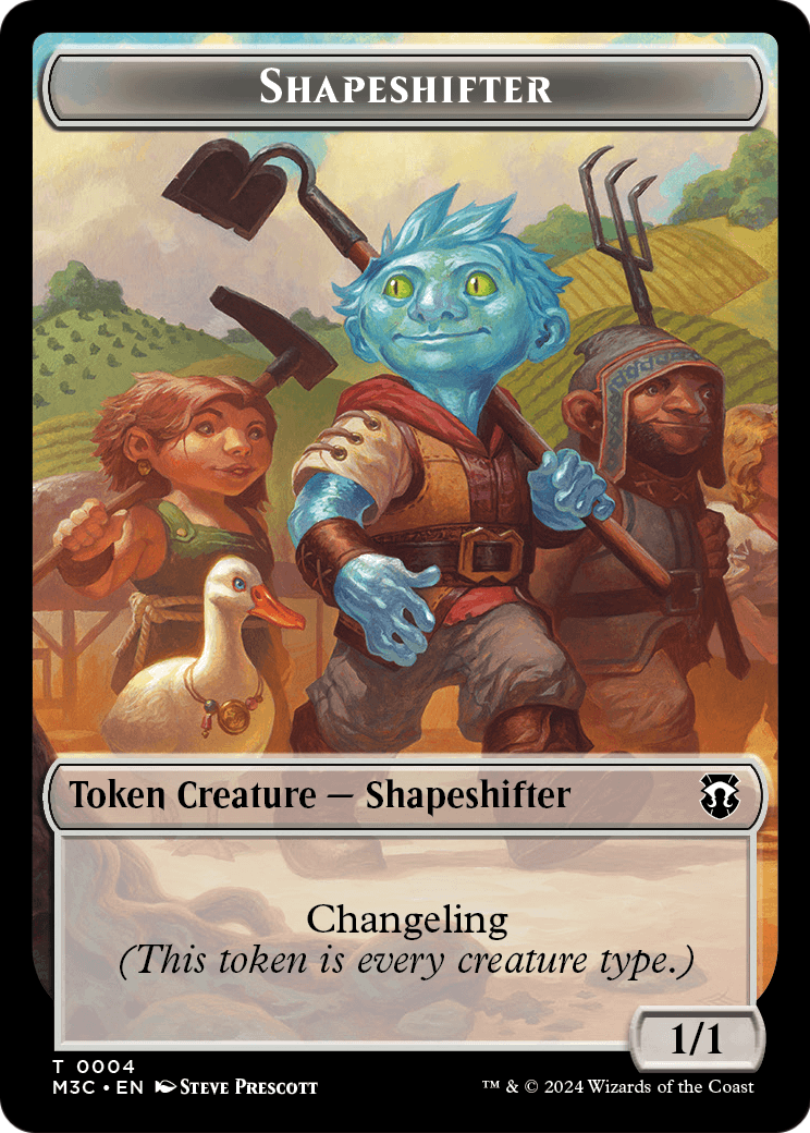 Shapeshifter  [Modern Horizons 3 Commander Tokens] Foil