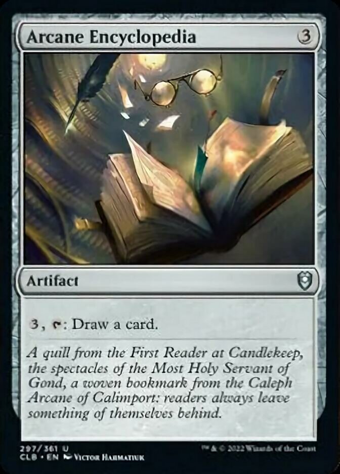 Arcane Encyclopedia [Commander Legends: Battle for Baldur's Gate] Foil