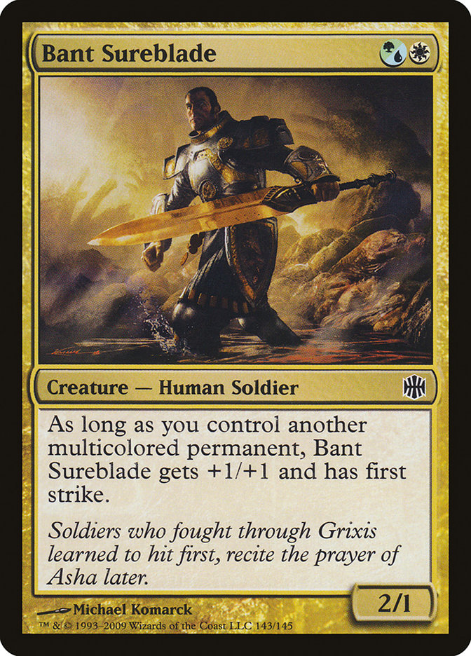 Bant Sureblade [Alara Reborn] Foil