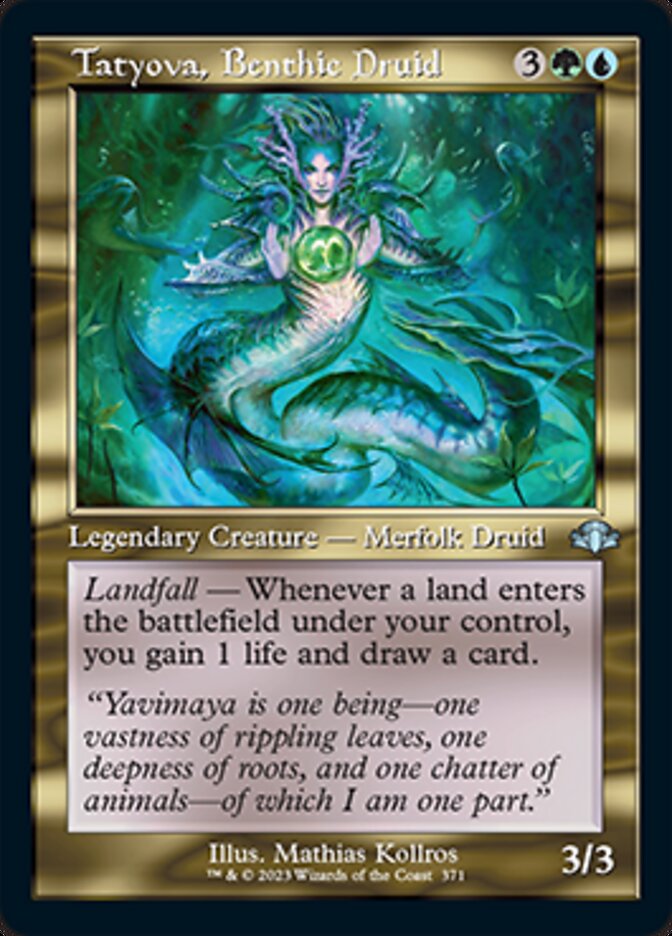 Tatyova, Benthic Druid (Retro) [Dominaria Remastered] Foil