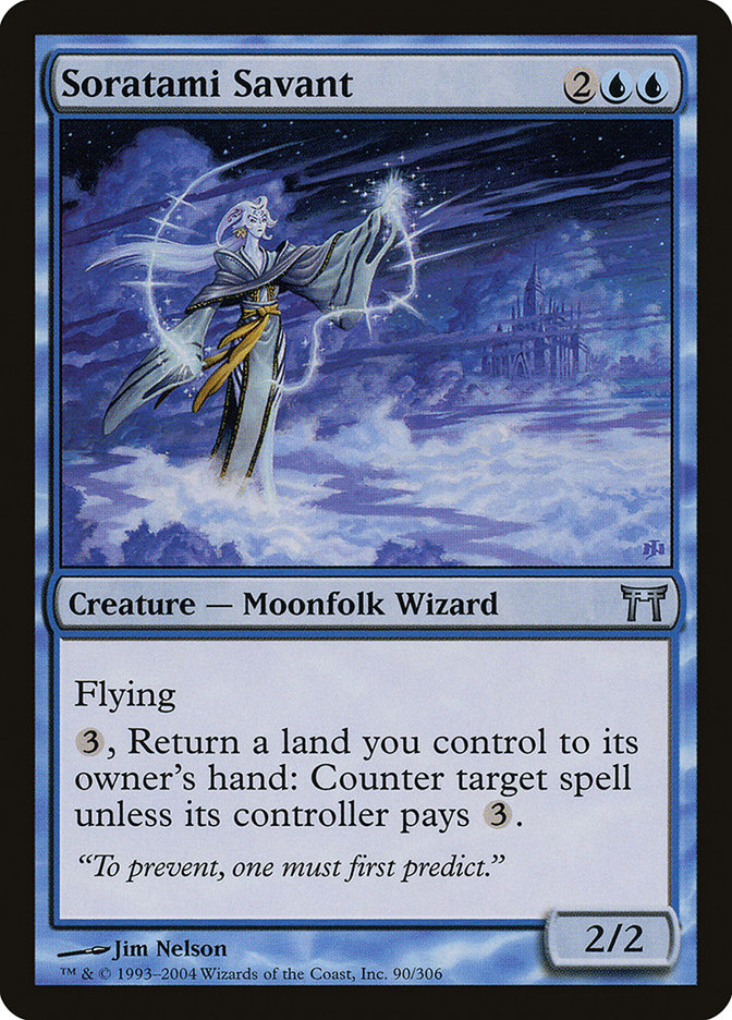 Soratami Savant [Champions of Kamigawa] Foil