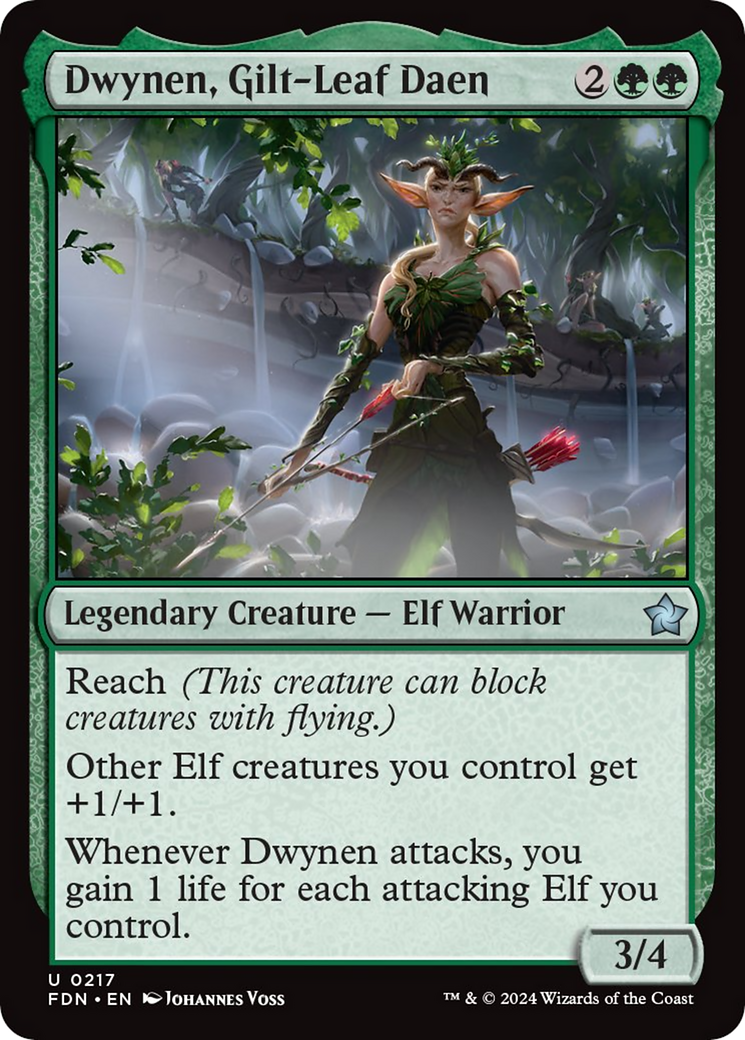 Dwynen, Gilt-Leaf Daen [Foundations] Foil