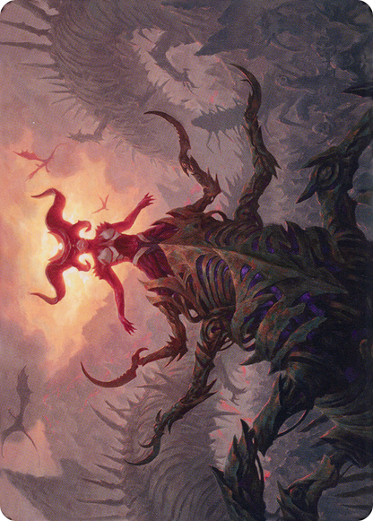 Sheoldred, the Apocalypse // Sheoldred, the Apocalypse  [Dominaria United Art Series] (Borderless)
