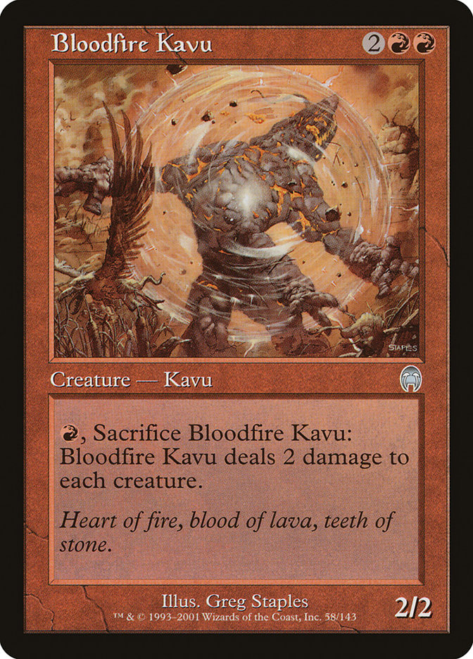 Bloodfire Kavu [Apocalypse] Foil
