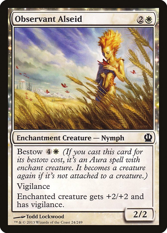 Observant Alseid [Theros] Foil