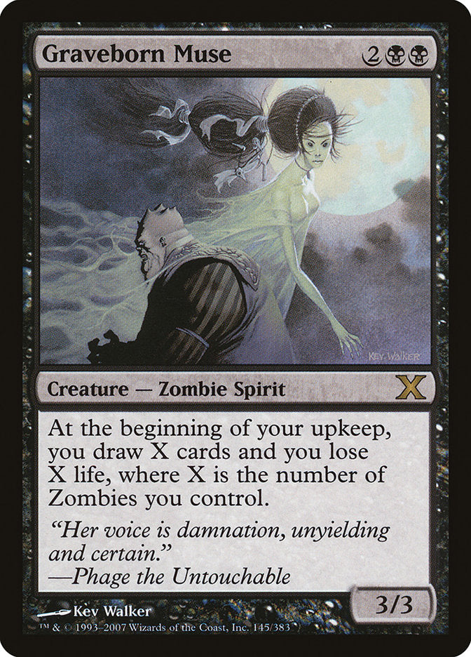 Graveborn Muse [Tenth Edition] Foil