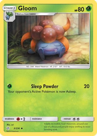 Gloom (3/236) [Sun & Moon: Cosmic Eclipse] Reverse Holofoil