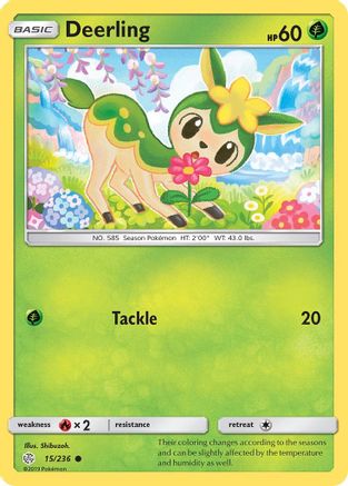 Deerling (15/236) [Sun & Moon: Cosmic Eclipse] Reverse Holofoil