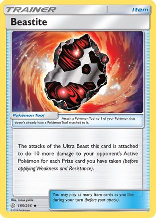 Beastite (185/236) [Sun & Moon: Cosmic Eclipse] Reverse Holofoil