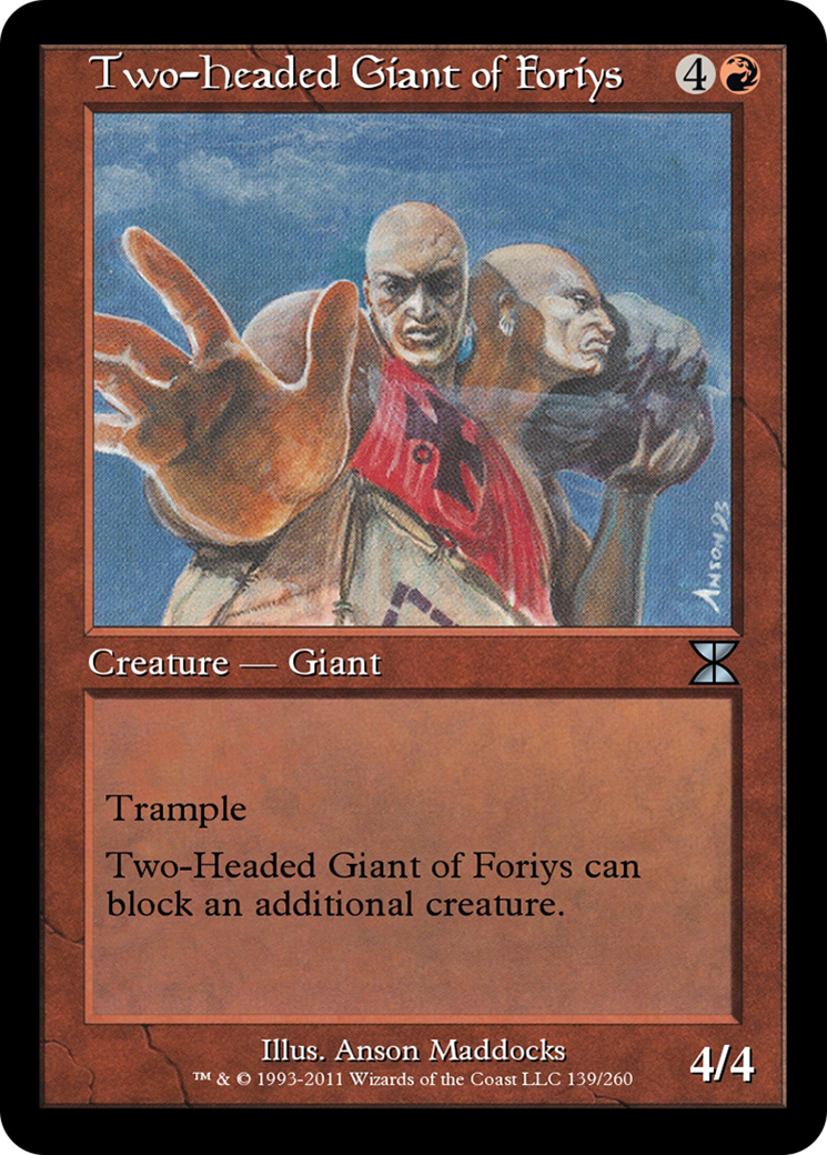 Two-Headed Giant of Foriys  [Masters Edition IV] Foil