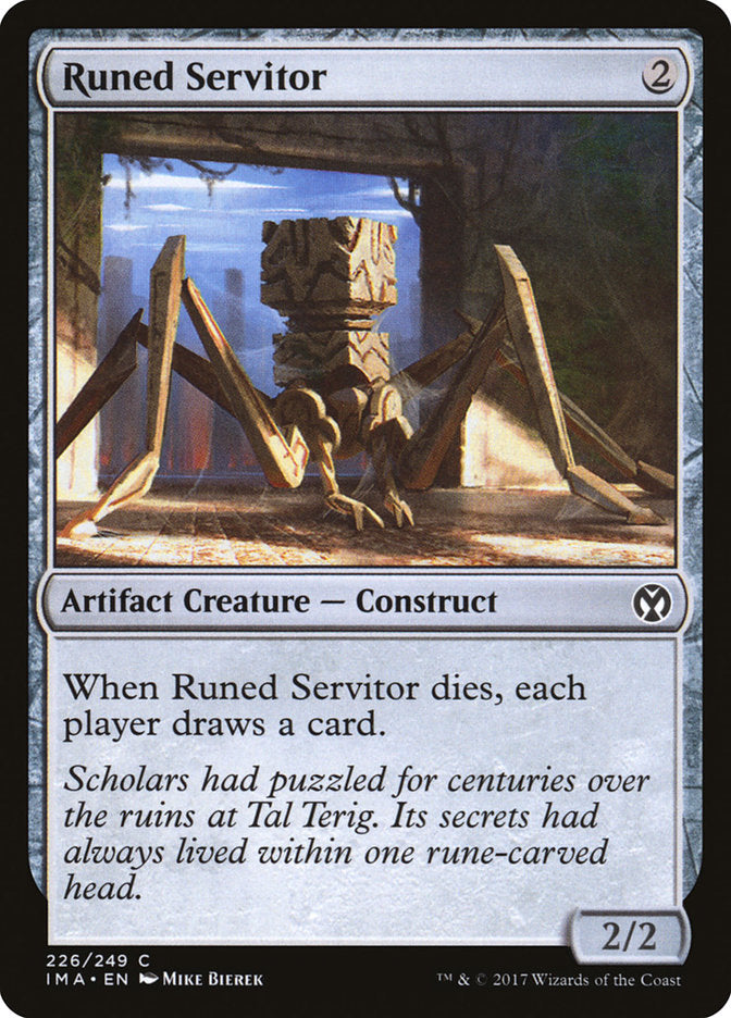 Runed Servitor [Iconic Masters] Foil