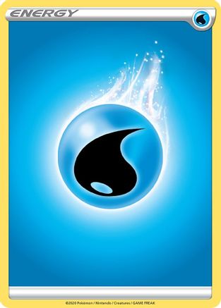 Water Energy [Sword & Shield: Base Set] Reverse Holofoil