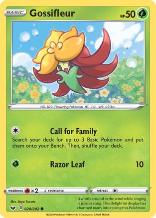 Gossifleur (020/202) [Sword & Shield: Base Set] Reverse Holofoil