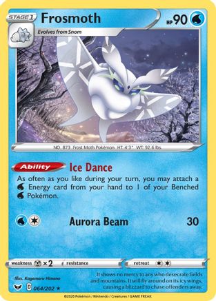 Frosmoth (064/202) [Sword & Shield: Base Set] Reverse Holofoil