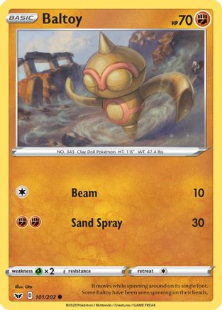 Baltoy (101/202) [Sword & Shield: Base Set] Reverse Holofoil