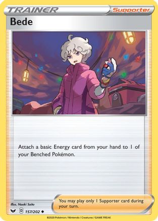 Bede (157/202) [Sword & Shield: Base Set] Reverse Holofoil