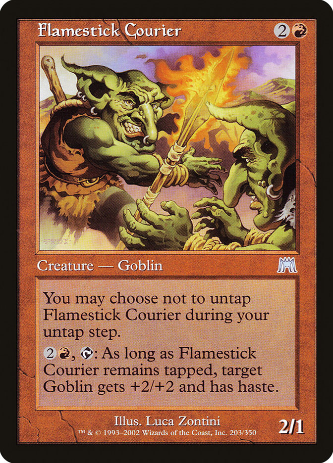 Flamestick Courier [Onslaught] Foil