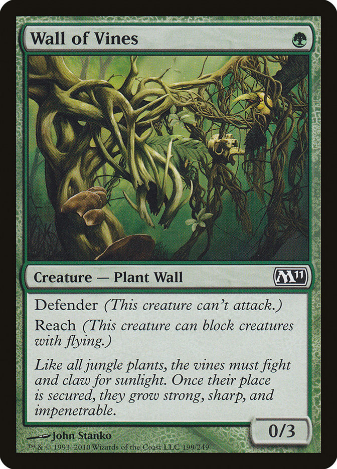 Wall of Vines [Magic 2011] Foil