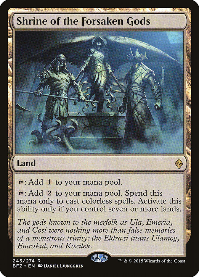 Shrine of the Forsaken Gods [Battle for Zendikar] Foil