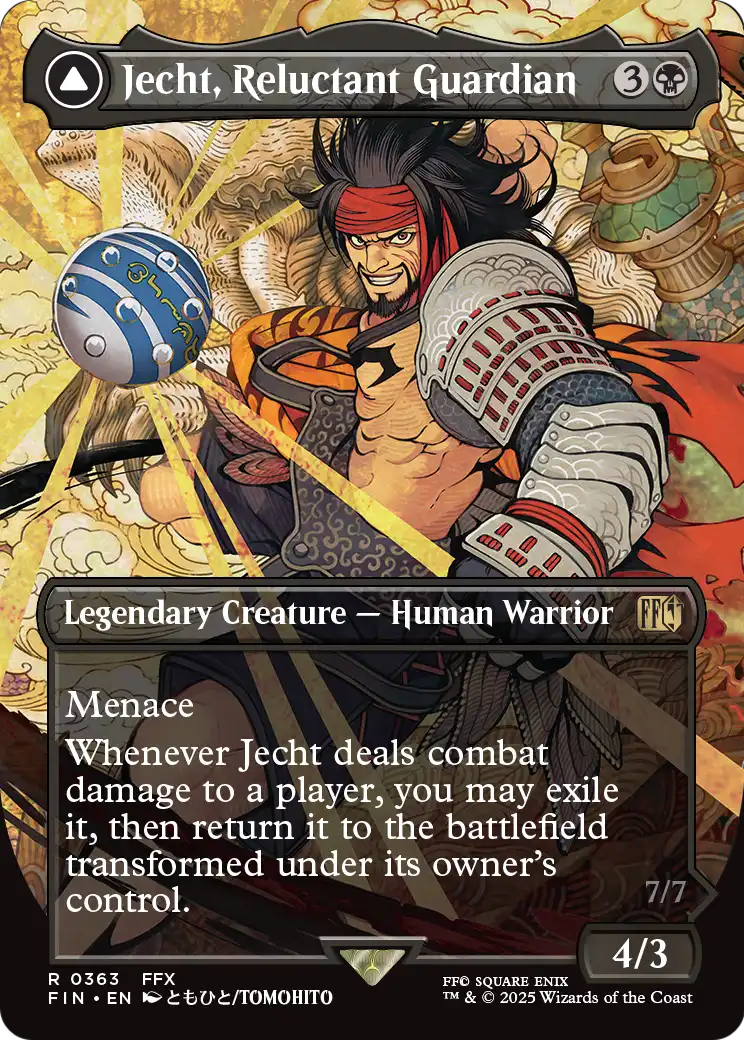Jecht, Reluctant Guardian // Braska's Final Aeon (Borderless) [FINAL FANTASY] Foil
