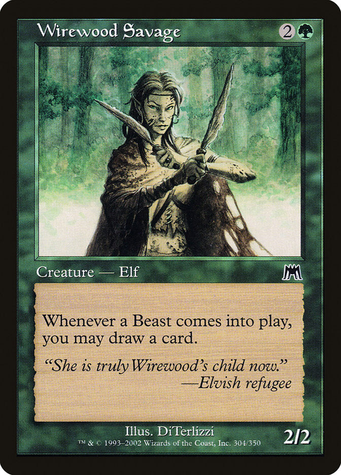 Wirewood Savage [Onslaught] Foil