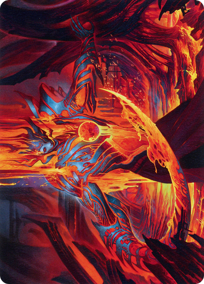 Free from Flesh // Free from Flesh  [Phyrexia: All Will Be One Art Series] (Borderless)