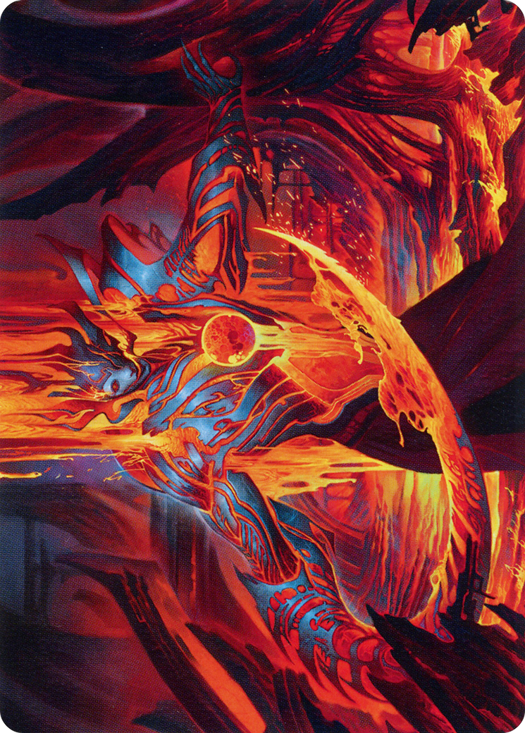 Free from Flesh // Free from Flesh  [Phyrexia: All Will Be One Art Series] (Borderless) Foil