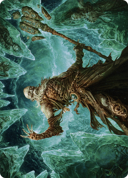 Draugr Necromancer // Draugr Necromancer  [Art Series: Kaldheim] (Borderless) Foil