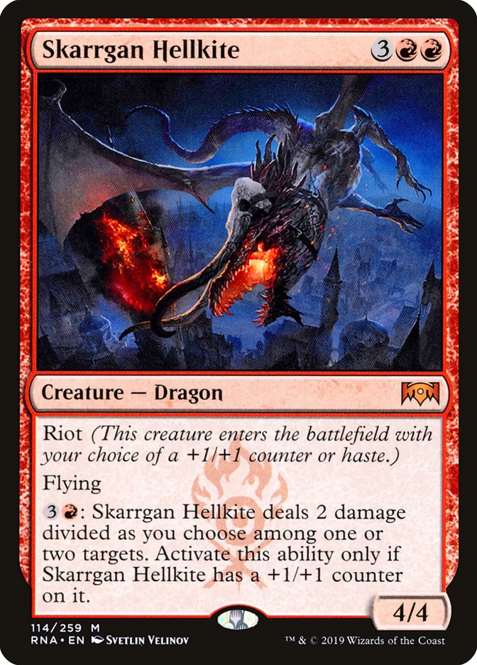 Skarrgan Hellkite [Ravnica Allegiance] Foil